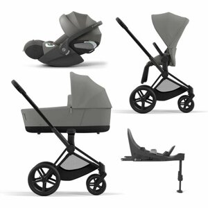 Cybex Priam IV Коляска 4 в 1, шасси IV Matt Black/Mirage Grey