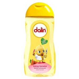 Dalin детский шампунь для непослушных волос с миндальным маслом, для легкого расчесывания, для кудряшек 200 мл