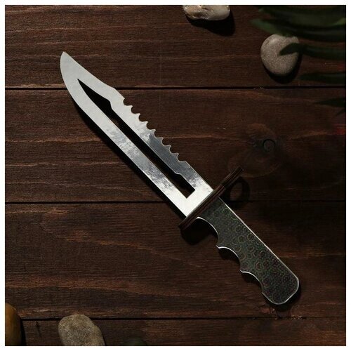 Дарим Красиво Сувенир деревянный «Штык нож», серое лезвие от компании М.Видео - фото 1