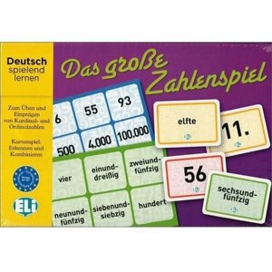 DAS GROBE ZAHLENSPIEL (A1-B1) / Обучающая игра на немецком языке "Большие числа"