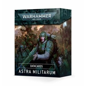 Датакарты Astra Militarum для настольной игры Warhammer 40000 девятой редакции - на английском языке