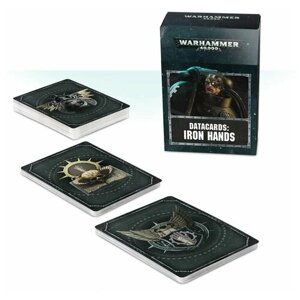 Датакарты Iron Hands для настольной игры Warhammer 40000 восьмой редакции - на английском языке