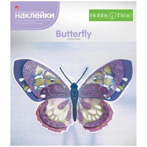 Декоративные наклейки 3D "бабочка" ВИД 8, Арт. 2-291/08