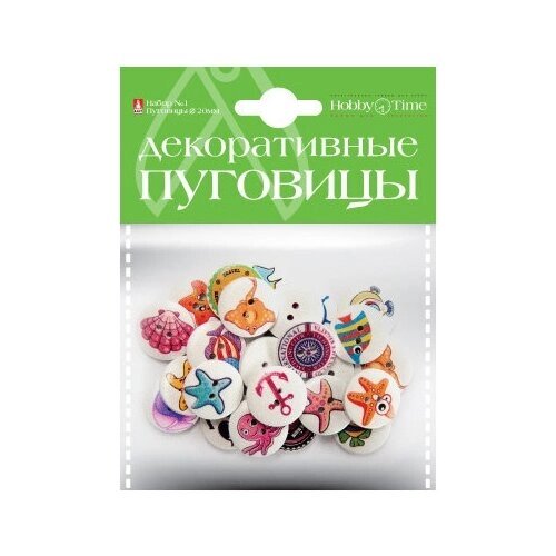 Декоративные пуговицы. Ø 20ММ 2 вида, Арт. 2-172 от компании М.Видео - фото 1