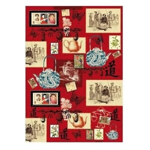 Декупажная карта - Китайская культура, 50 х 70 см, для декорирования, 1 шт.