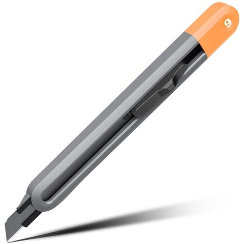 Deli Tools Технический нож, Home Series Gray, HT4009C 9 мм  серый от компании М.Видео - фото 1
