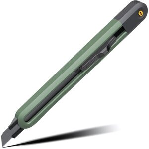 Deli Tools Технический нож Home Series Green, HT4009L 9 мм зелeный