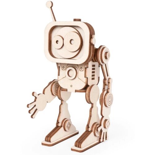 Деревянный конструктор Lemmo Робот "Флеш", 52 детали от компании М.Видео - фото 1
