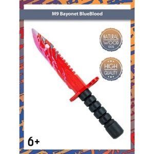Деревянный штык-нож М9 Байонет PalisWood Голубая кровь / M9 Bayonet BlueBlood / тренировочный / для трюков Words of standoff
