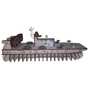 Десантный корабль : Лодка Зубр / Деревянный конструктор / PINOKIO - сборное моделирование