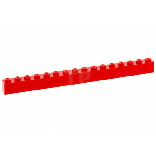 Деталь LEGO 246521 Кирпичик 1X16 (красный) 50 шт. от компании М.Видео - фото 1