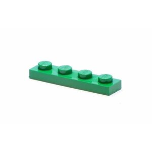Деталь LEGO 371028 Плитка 1X4 (зеленая) 50 шт.
