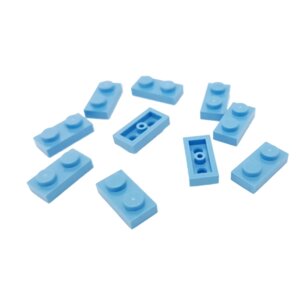 Деталь LEGO 4179825 Плитка 1X2 (голубая) 50 шт.