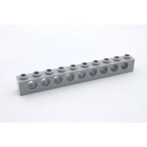Деталь LEGO 4211374 technic кирпичик 1X10 R4.9 (серый) 50 шт.