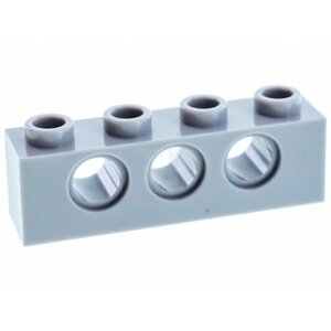 Деталь LEGO 4211441 technic кирпичик 1X4, R4,9 (серый) 50 шт.