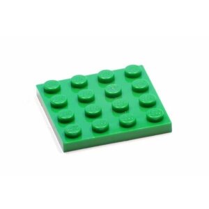 Деталь LEGO 4243821 Плитка 4X4 (зеленая) 50 шт.