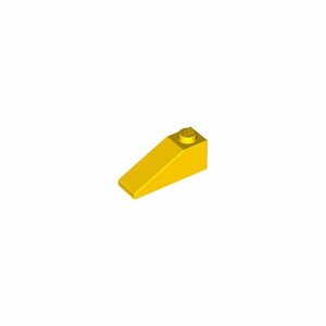 Деталь LEGO 428624 Кровельный кирпичик 1X3/25° верхняя часть (желтый) 50 шт.