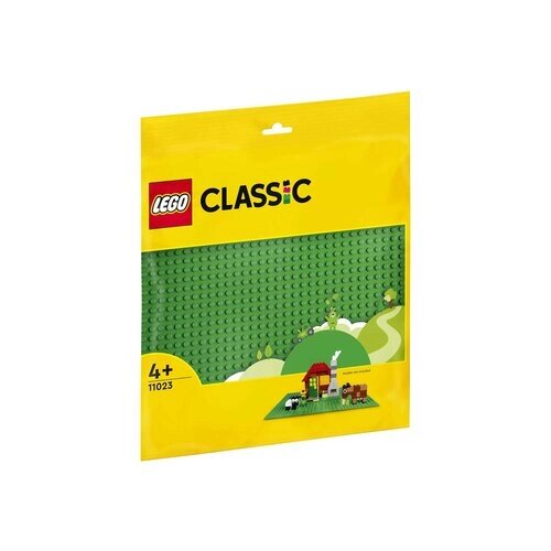 Детали LEGO Classic 11023 Зелёная базовая пластина, 1 дет. от компании М.Видео - фото 1