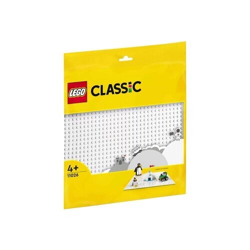Детали LEGO Classic 11026 Белая базовая пластина, 1 дет. от компании М.Видео - фото 1