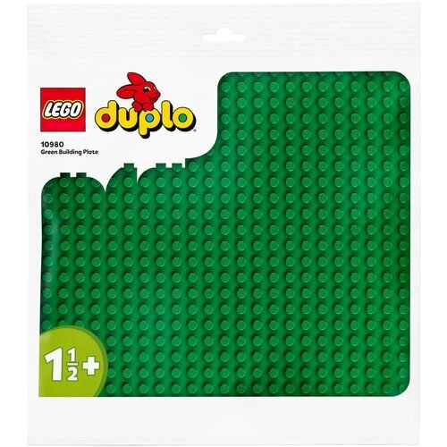 Детали LEGO Duplo 10980 Зеленая пластина для строительства, 1 дет. от компании М.Видео - фото 1