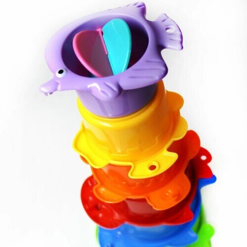 Детская игрушка приамидка-сортер / для игры в воде и на суше от компании М.Видео - фото 1