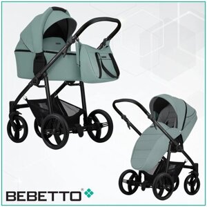 Детская коляска 2 в 1 Bebetto Verturro PRO (100% экокожа) 11_CZM