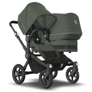 Детская коляска 2 в 1 Bugaboo Donkey5 Duo Black/Forest Green/Forest Green