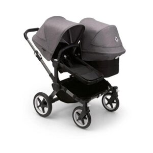 Детская коляска 2 в 1 Bugaboo Donkey5 Duo Graphite/Midnight Black/Grey Melange