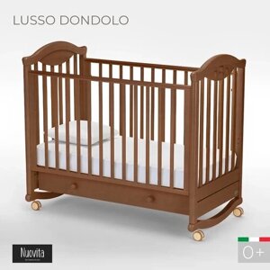 Детская кровать Nuovita Lusso dondolo (Noce scuro/Темный орех)