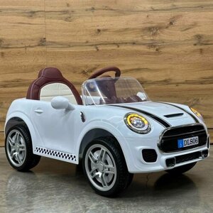 Детский электромобиль Mini Cooper DLS06, белый