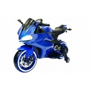 Детский электромотоцикл Ducati со светящимися колесами - FT-8728-BLUE