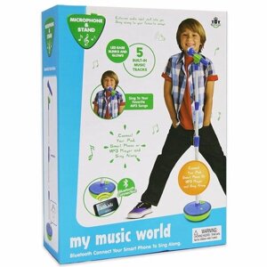 Детский игровой микрофон - караоке на батарейках Super Star, PLAY SMART MY002