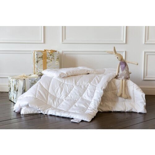 Детский комплект шелковый Baby Silk Cocoon подушка и одеяло от компании М.Видео - фото 1