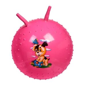 Детский массажный гимнастический мяч, розовый BRADEX DE 0542