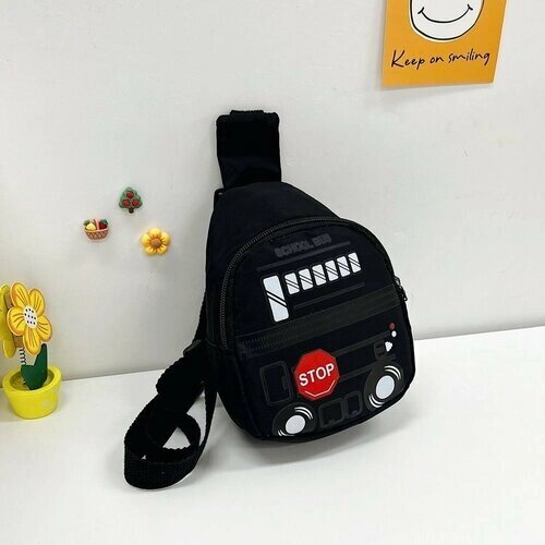 Детский рюкзак черный от компании М.Видео - фото 1