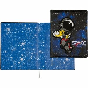 DeVENTE Дневник универсальный для 1-11 класса Astronaut, твёрдая обложка, искусственная кожа, с поролоном, ляссе, 80 г/м2