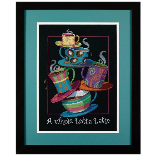 Dimensions Набор для вышивания A Whole Lotta Latte (Полные кружки с кофе-латте) 28 х 36 см (35218) от компании М.Видео - фото 1