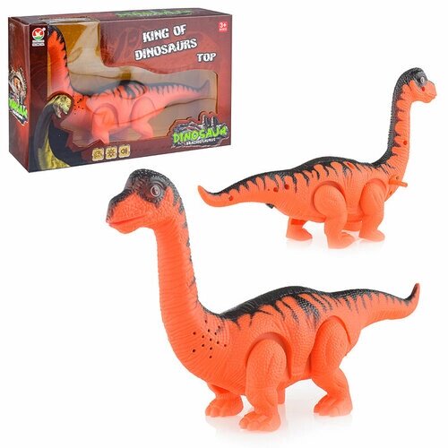 Динозавр 666-18A "Брахиозавр" на батарейках, в коробке