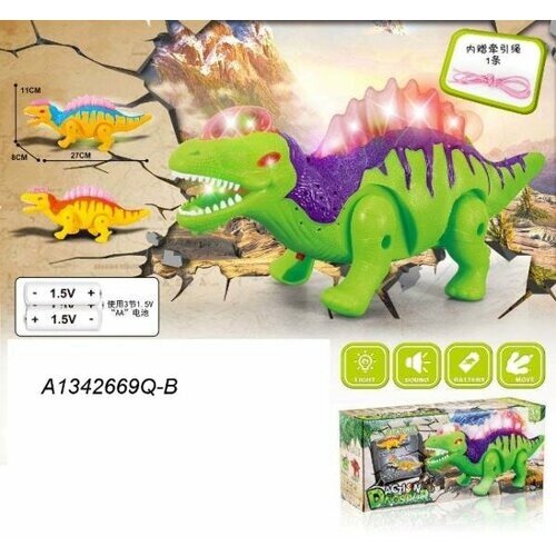 Динозавр игрушка свет+звук (цвет в асс.) A1342669Q-B от компании М.Видео - фото 1