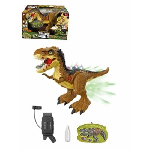 Динозавр на р/у управлении, свет, звук, пар, встр. аккум. 3.7 V, эл. пит. ААх2, АААх2 не вх. в компл, USB кабель, в ассорт, коробка