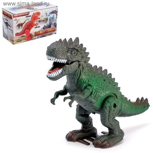 Динозавр «Рекс» работает от батареек, световые и звуковые эффекты, микс от компании М.Видео - фото 1