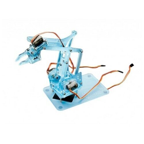 DIY набор робот-манипулятор MeArm (синий акрил) от компании М.Видео - фото 1