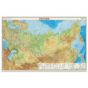 DMB Физическая карта Россия 1:14,5 (4607048957264), 58  37 см