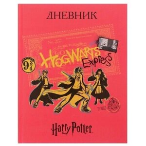 Дневник твердая обложка 1-11 класс 40 листов, Гарри Поттер, глянцевая ламинация