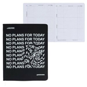 Дневник универсальный для 1-11 класса No plans for today, интегральная обложка, ляссе, 80 г/м2