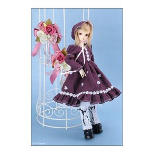 Dollmore Viola Dress Violet (Женский наряд Виола для кукол Доллмор 43-44 см)