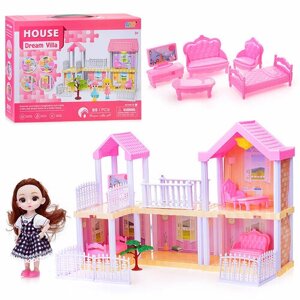 Дом для куклы 666-2E-1 "Dream house-6" в коробке
