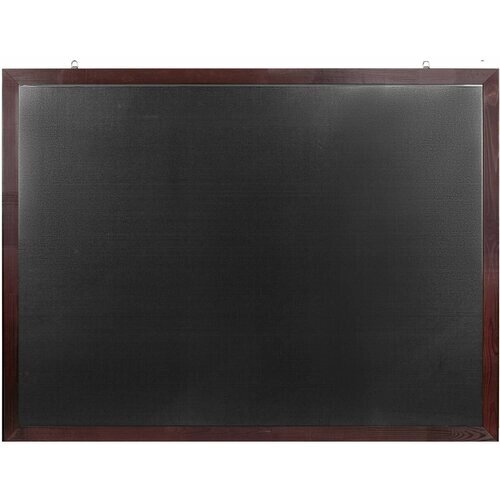 Доска для мела магнитная 90х120 см, черная, деревянная окрашенная рамка, , BRAUBERG, 236893 от компании М.Видео - фото 1