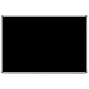 Доска магнитно-меловая 120х150 BoardSYS, черная с полочкой 30Ч1-150