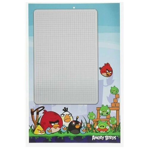 Доска маркерная+маркер А3 Angry Birds от компании М.Видео - фото 1